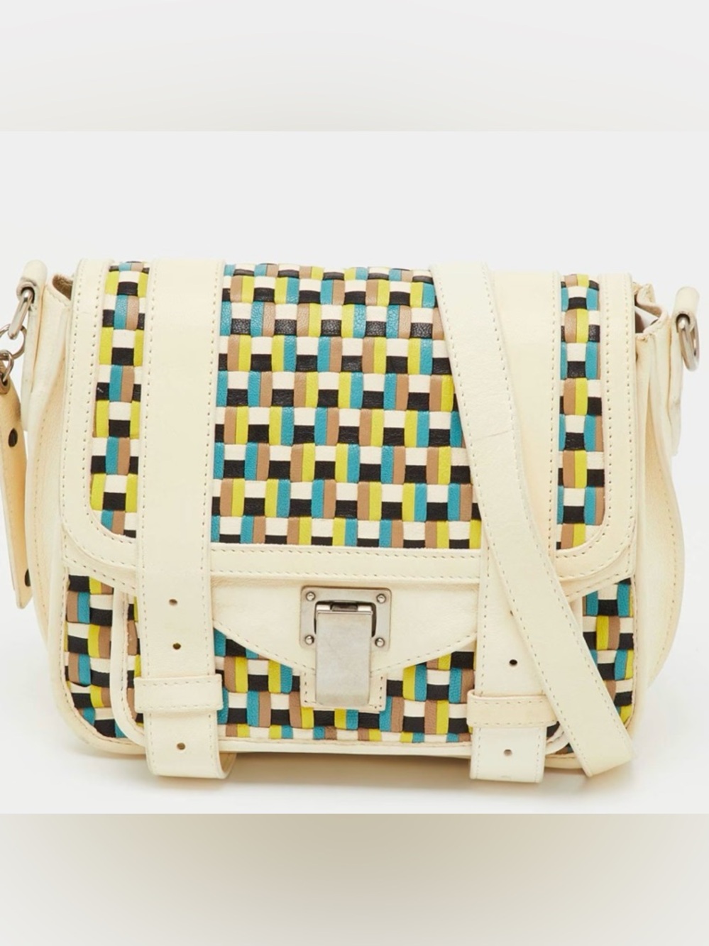 Proenza Schouler PS1 Medium Multicolor Leather Crossbody Bags